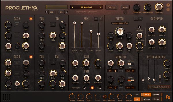 DYMAI Sound Proclethya Synth VST